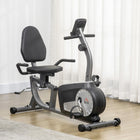 Soozier Recumbent Exercise Bike-Seat adjustable horizontally by 8.3" from front to back