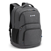Nextech Business Backpack with Laptop Compartment Up to 17.3" - 36 L - Grey-Stay organized with five zippered compartments, an internal organizer, and two mesh side pockets