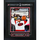 Frameworth Frederik Andersen 16" H x 20" W Replica Signature Frame Carolina Hurricanes 2026 Stanley Cup Champions - Officially Licensed NHL/NHLPA-Officially licensed NHL and NHLPA wall art: Frederik Andersen 16x20 Replica Signature Frame Carolina Hurricanes 2026 Stanley Cup Champions for Carolina Hurricanes fans and collectors