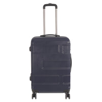 Nicci Deco 24" Hardside Luggage - Dark Blue-ABS outer shell
