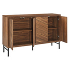 Modway Harper Chevron 59" Sideboard - Walnut-7