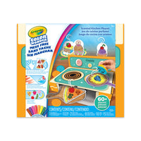 Crayola Colour Wonder Scented Kitchen Playset-Color wonder scented kitchen playset: includes 8 scented markers, 10 stamps, 15 die-cut sheets, 2 scented ink pads, and 1 stamp holder.