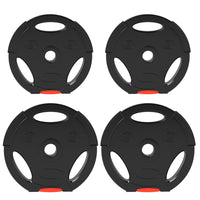 Soozier Weight Plates - 2 x 17 lb, 2 x 11 lb - Set of 4-Includes 2 x 17 lb (7.5kg) and 2 x 11lbs (5kg) weight plates