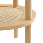 Modway Torus Round Side Table - Oak-Assembly Required