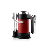Westinghouse Retro 5 Speed Hand Mixer - Red-Separate pedestal to simplify storage