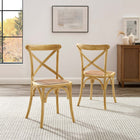 Modway Gear Dining Side Chair - Natural - 2 Pack-No Assembly Required