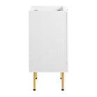 Modway Chaucer 18" Bathroom Vanity Cabinet - White-Rattan Weave Door
