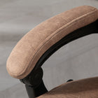 Vinsetto Massage Reclining Office Chair with Adjustable Height and Footrest - Brown-Velvet-feel fabric for stylish and comfort