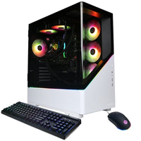 CyberPowerPC Gamer Supreme Gaming Desktop - Intel Ultra 7 265F - GeForce RTX 5060 8 GB - 16 GB DDR5 RAM - 2 TB SSD - White-Intel Core Ultra 7 265F 2.4GHz (Max 5.3GHz)
