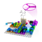E-Blox Circuit Blox Student Set - 120 Projects-Meets NGSS requirements by teaching voltage, current and how circuits with switches, LEDs, motors, speakers, integrated circuits, amplifiers and FM receivers work