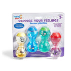 Hand2Mind Express Your Feelings Sensory Bottles-Each bottle mimics a unique emotion, colour, and interactive element