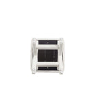 Manhattan Comfort Abigail 20.47" Mid-Century Modern Velvet Upholstered Ottoman Bench - Cream-10