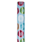 JAM Paper Christmas Wrapping Paper - 30" x 25' - Painted Snowflake Orbs -Designed to make your gifts stand out with this festive holiday gift wrap that friends and family will love this season!