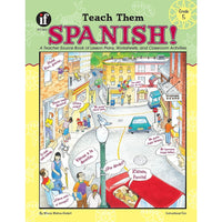 eBook: Instructional Fair 1568226829-EB Teach Them Spanish! - Grade 5-You will receive two emails: one confirming your entire order, and one with a "Download Software" buttonYou can download immediately or return to your email to download later