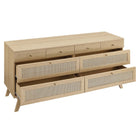 Modway Soma 8-Drawer Dresser - Oak-Assembly Required