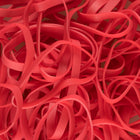 JAM Paper Durable Rubber Bands - Size 64 - Red - 100 Pack-Size: 64 (3 1/2 x 1/4 inches) | Made from a combination of high quality natural rubber and elastic