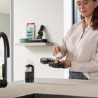 Miele Triflex HX3 Aqua Cordless Stick Vacuum Cleaner - Obsidian Black-The HEPA Lifetime Filter captures fine dust and allergens while you vacuum