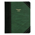 Blueline 2026 Traditional Daily Planner - 8-1/8" x 6-9/16" - Marble Green - Bilingual-Weekday appointment schedule from 7:00 a.m. to 7:00 p.m. in 30-minute intervals