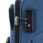 Samsonite ZoomR 360 Spinner Carry-On Luggage - 21.5" - Blue-Padded top and side carry handles help you to lift a fully-packed case