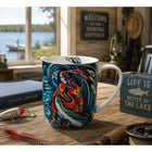 Oscardo Spirit Fish by Don Chase Porcelain Mug - 485ml-Includes Gift Box - Specially designed box with artist’s profile and artwork story