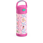 Thermos FUNtainer Vacuum Insulated Stainless Steel Water Bottle - 410mL - Princess-Stainless steel construction