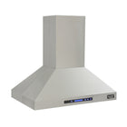 KUCHT KRH3612IS 36" 900 CFM Island Range Hood - Stainless Steel-Professional range hood features 3 powerful blowers up to 900 CFM that will give you different levels of airflow and capture smoke and cooking odours in a quiet operation