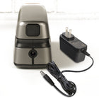 Swingline Optima 20 Compact Electric Stapler-Operate using battery power or with the included AC adapter. 4 AA batteries required (not included). Not compatible with rechargeable batteries