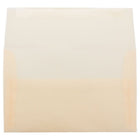 JAM Paper A10 Translucent Vellum Invitation Envelopes - 6" x 9.5" - Spring Ochre Ivory - 25 Pack (PACV850)-Quantity: 25 envelopes per pack