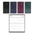 Brownline 2027 18-Month Monthly Pocket Planner with Stitched Binding - 6-1/2" x 3-1/2" - Assorted Colours-18-Month: July 2026 to December 2027