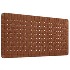 Modway Sparta Weave Wall Mount Vegan Leather Full Headboard with - Walnut Brown-Full Size Headboard Only