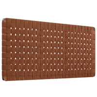 Modway Sparta Weave Wall Mount Vegan Leather Full Headboard with - Walnut Brown-Full Size Headboard Only