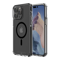 AXS PROShield Plus MagSafe Compatible Drop-tested Clear Case for Apple iPhone 14 Pro - Black-Sleek reinforced corners maximize shock absorption