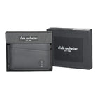 Club Rochelier Men's Slim Fold Wallet with Removable ID - Charcoal Grey-9