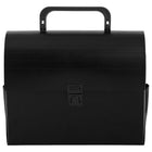 JAM Paper Plastic Portfolio Art Case with Handles - 6 x 9 x 4 - Black-Size: 6" x 9" x 4"