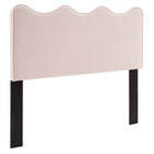 Modway Athena Performance Velvet Full/Queen Headboard - Pink-Full/Queen Headboard