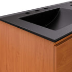 Modway Scenic 48" Double Wall-Mount Bathroom Vanity - Cherry/Black-8