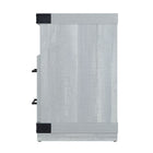 Manhattan Comfort Richmond 60" Modern Fireplace - Black and Grey - Set of 2-Warning: Do Not Touch Hot Surface. Keep Electrical Cords, drapery, furnishings, and Other Combustibles At Least 3 Feet Away From the Front of the Heater, and Away From the Side and Rear. UL. Certified. FCC Certified