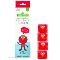 Glo Pals Licensed Light Up Cubes - Elmo-Each pack includes 4 reusable Light-Up Cubes