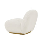 Manhattan Comfort Edina 28.74" Modern Boucle Upholstered Accent Chair - White-Commercial Grade Tested with Weight Capacity of 440 Lbs