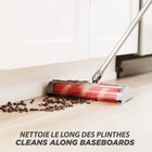 Voom 50" Cordless Sweeper Vacuum Stick - Black-Swivel rotation that's designed to reach around, under and in between and built to lie flat for hard-to-reach spaces