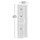 Sauder HomePlus Corner Cabinet - Soft White-7