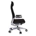 Nightingale NLC High Back Executive Chair With 4D Adjustable Arm - Black-Newton Wafer synchro-tilt mechanism: Patent pending, thin profile mechanism that provides seamless durability and stability, with continuous, even weighted balance through all positions. Integrated seat slide adjustment, multiple position tilt lock, pneumatic seat height adjustment, side tension control.