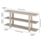 Hudson&Canal Acosta 64"W Console Table - Alder White-9