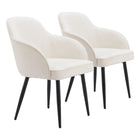Zuo Jolie Dining Chair - Ivory - Set of 2-Assembly required