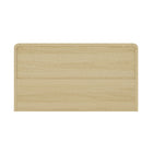 Manhattan Comfort Grace 60" Modern Double Dresser - Natural Oak/Gold-Home Assembly Required. All Hardware Included