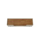 Manhattan Comfort Marcus 53.14" Mid-Century Modern TV Stand - Beige and Nature-Frame Made of High Quality MDF with Painted Finish. Legs Made of Solid Pine Wood for Fashion and Durability