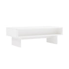 Manhattan Comfort Ella 47.2" Modern Coffee Table - White-Home Assembly Required. All Hardware Included
