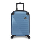 Atlantic - Swerve 19" Hardside Carry-on Luggage - Blue Ashes-Reinforced corners protect wear points from rough baggage handling