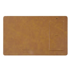 General Supply Goods + Co PU Leather Qi Charging Mouse Pad - Cognac-Works with other Qi-enabled devices and accessories.