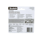 Scotch 1" Round Felt Pads - Brown - 32 Pack-Colour: Brown